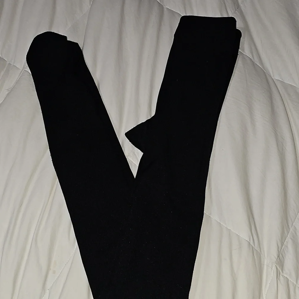 A New Day Womens Sz S/M Black Fleece Lined Sweater Tights!! So Soft!